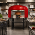 Thumbnail image #2 for Marra Forni Neapolitan RT150G Freestanding Rotating Gas-Fired Brick Pizza Oven with 59-Inch Deck