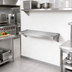Thumbnail image #3 for Quik-Set 42 x 24-Inch Solid Flat Stainless Steel Shelf with Marine Edge, 1000 lb. Capacity