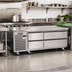 Thumbnail image #2 for Vulcan 36-Inch Self-Contained Refrigerated Base with 2 Drawers and Flat Top
