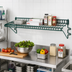 Thumbnail image #2 for Eagle Group Snap-n-Slide Wall-Mounted Wire Shelf, 48 x 12 Inch, Valu-Gard Green Epoxy Finish