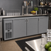Thumbnail image #2 for Glastender CP1FL84 Pass-Thru One-Zone Front-Serviced Low-Profile Back Bar Cooler