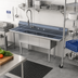 Thumbnail image #2 for Sapphire Manufacturing 120-Inch 3-Compartment Stainless Steel Sink with Dual Drainboards
