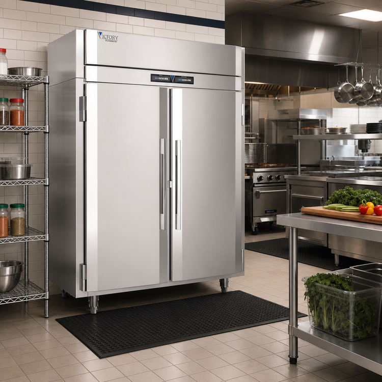 Product image #3 for Victory UltraSpec Extra Wide Pass-Thru Dual Temp Warming Cabinet/Refrigerator