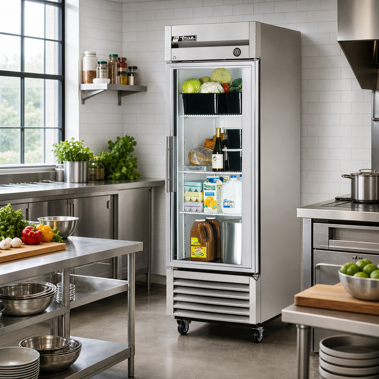 Product image #2 for True One-Section Reach-In Refrigerator with Framed Glass Door