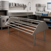 Thumbnail image #2 for John Boos Double-Sided Tubular Stainless Steel Sorting Shelf for Soiled Dish Tables, 144 x 30-1/2 x 32 Inches