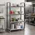 Thumbnail image #2 for Cambro Camshelving Elements XTRA 21 Inch x 30 Inch x 84 Inch 4-Tier Solid Stationary Starter Unit