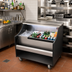 Thumbnail image #2 for Top Shelf MOBS-42TS 42-Inch Mobile Bar with Ice Chest, Insulated Bottle Well, Speed Rail and LED Lighting