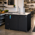 Thumbnail image #2 for Everest Refrigeration Club Top Two-Section Direct Draw Keg Refrigerator, 20 Cu. Ft., 2 Half-Barrel Kegs