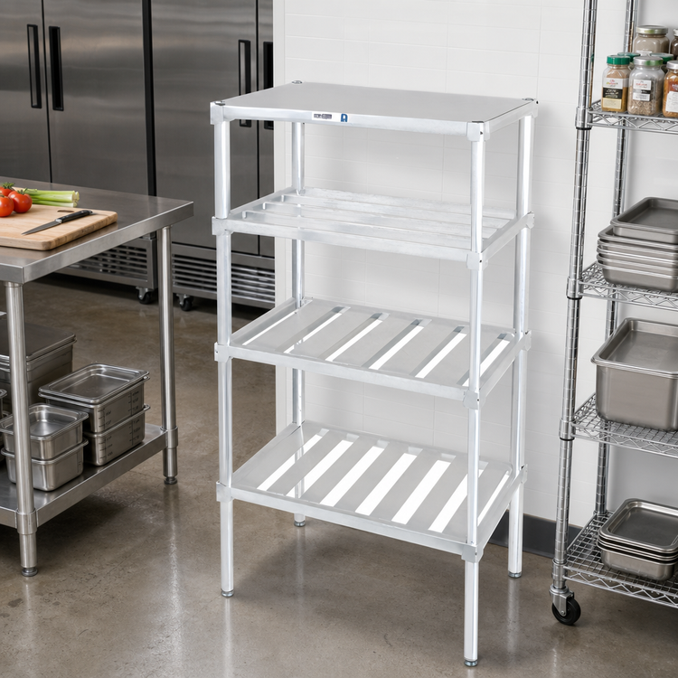 Product image #2 for Channel 54 x 24 Inch Solid Adjustable Aluminum Shelf
