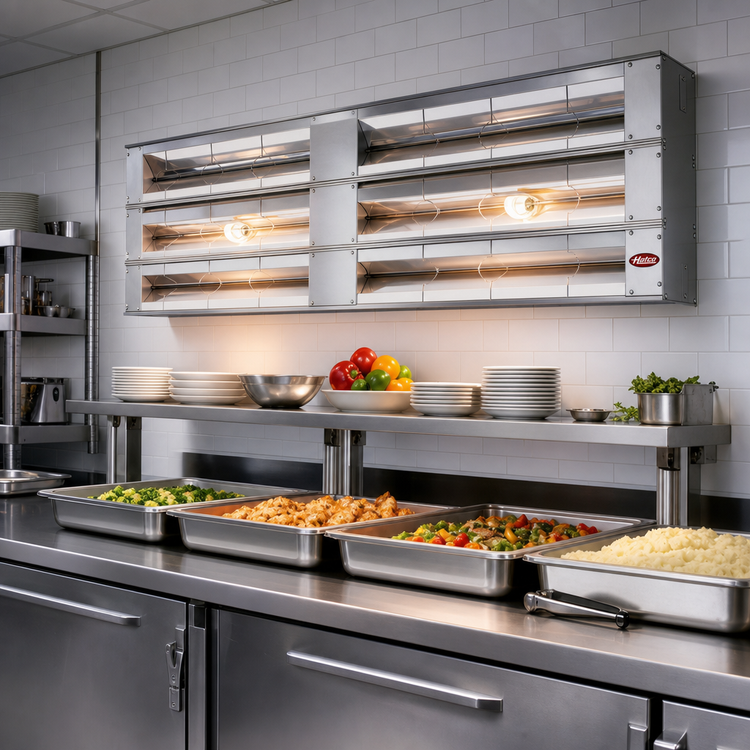 Product image #2 for Hatco Glo-Ray 120-Inch Double Lighted Infrared Strip Heater