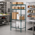 Thumbnail image #2 for Metro Super Erecta Pro 30 Inch W x 24 Inch D Food Locker and Takeout Shelf Housing Unit with 2 Overhead Shelves