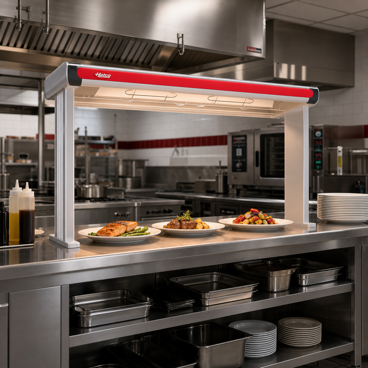 Product image #2 for Hatco Glo-Ray® Designer Lighted Infrared Aluminum Strip Heater, 69.5 Inch, 1460 Watts