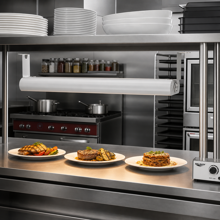 Product image #2 for Vollrath 42-Inch Low Profile Unlighted Strip Heat Lamp with Remote Infinite Switch