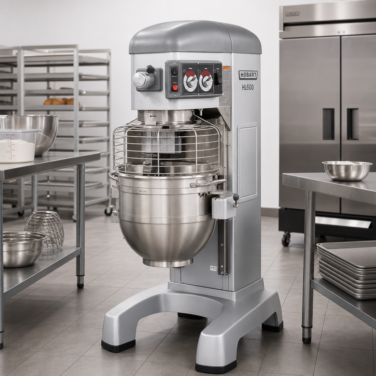Product image #2 for Hobart Legacy+ HL600C-2STD 60-Quart Heavy-Duty Floor Model Planetary Mixer with Maximum Security Correctional Package