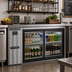 Thumbnail image #2 for Continental Refrigerator BB59NSSSGDPT 59-Inch Pass-Thru Refrigerated Back Bar Cooler with Sliding Glass Doors
