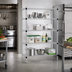 Thumbnail image #2 for EagleGard Quad-Adjust 4-Tier Stationary Starter Wire Shelving Unit, 48W x 24D x 74H