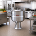Thumbnail image #2 for Crown DP-80 80 Gallon Direct Steam Stationary Kettle with 2/3 Jacket