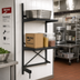 Thumbnail image #2 for Metro SmartLever Cantilevered Shelving Add-On Kit for 24W x 21D Shelves, Epoxy Coated Steel