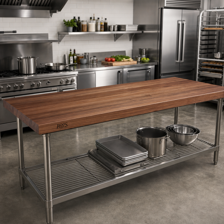 Product image #2 for Boos Block 72-Inch x 27-Inch Full-Length Edge Grain American Black Walnut Kitchen Countertop