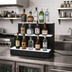 Thumbnail image #3 for Krowne Royal Series 24-Inch 3-Tier LED Countertop Liquor Display with Right-Side Cord