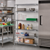 Thumbnail image #2 for Eagle Group 5-Tier Add-On Wire Shelving Unit, 30 x 18 x 74 Inches, Chrome-Plated