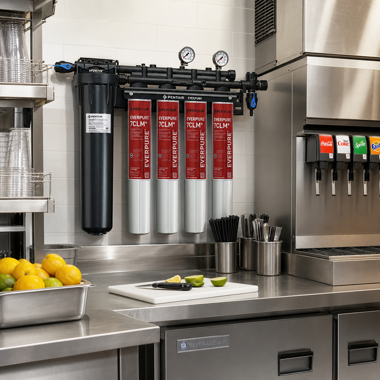 Product image #2 for Everpure Coldrink 4-7CLM+ High Capacity Chloramines Reduction Fountain Filtration System