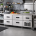 Thumbnail image #2 for Garland Arctic Fire 92-Inch Three-Section Remote Refrigerated Drawer Base with 6 Self-Closing Drawers