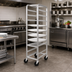 Thumbnail image #2 for Channel Manufacturing All-Welded Stainless Steel End-Load Platter Rack, 11 Capacity, for 18-Inch Platters