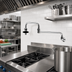 Thumbnail image #2 for T&S Brass Low-Lead Wall-Mounted Pot Filler Faucet with 18-Inch Double-Jointed Swing Nozzle