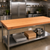 Thumbnail image #2 for Boos Block American Cherry Edge Grain Kitchen Countertop, 120 x 30 x 2-1/4 Inches, Varnique Finish
