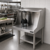 Thumbnail image #2 for Advance Tabco Prestige Signature Series 12-Inch Stainless Steel Blender Shelf with Duplex Outlet