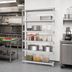 Thumbnail image #2 for EAGLEbrite 5-Tier Add-On Wire Shelving Unit with Patented QuadTruss Design, 24-Inch W x 21-Inch D x 86-Inch H, Zinc Finish