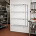Thumbnail image #2 for Eagle Group 4-Tier Add-On Wire Shelving Unit, 36W x 24D x 74H, Chrome-Plated