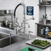 Thumbnail image #2 for T&S Brass Mini Pre-Rinse Deck Mount Mixing Faucet with 8
