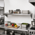 Thumbnail image #2 for Eagle Group Cooking Line Heavy Duty 72 Inch W x 21 Inch D Wall-Mounted Stainless Steel Wall Shelf