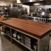Thumbnail image #2 for Boos Block American Black Walnut Edge Grain Kitchen Countertop, 120 x 38 x 3 Inches