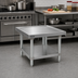 Thumbnail image #2 for John Boos Heavy-Duty Stainless Steel Machine Stand with Adjustable Shelf, 36 x 30 x 20-1/4 Inches