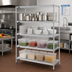 Thumbnail image #3 for Metro Super Erecta 4-Shelf Wire Shelving Starter Unit with Metroseal 3 Epoxy Coating, 36 x 18 x 63 Inches
