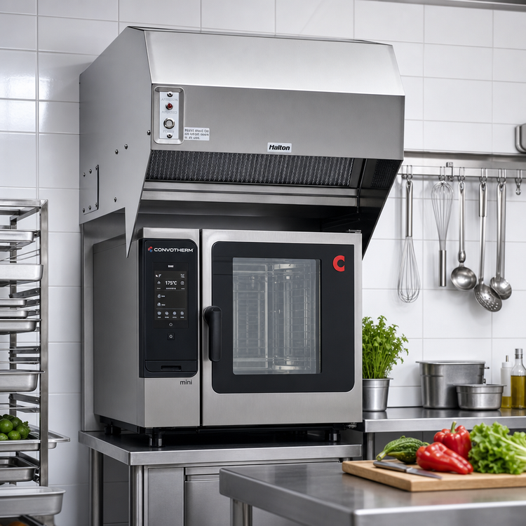 Product image #2 for Convotherm ConvoVent Condensation Hood by Halton for 6.10 Mini & 10.10 Mini Combi Ovens