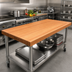 Thumbnail image #2 for Boos Block American Cherry Edge Grain Kitchen Countertop, 72 x 36 x 3 Inches, Penetrating Oil Finish