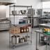 Thumbnail image #2 for Eagle Valu-Master Quad-Adjust Stationary 4-Tier Wire Shelving Starter Unit, 48