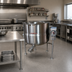 Thumbnail image #2 for 80 Gallon Direct Steam Tilting Kettle with Manual Crank Tilt