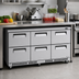 Thumbnail image #2 for Turbo Air Super Deluxe 72-5/8-Inch Three-Section Undercounter Drawer Refrigerator with 6 Drawers and Front Breathing Airflow