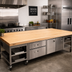 Thumbnail image #2 for Boos Block 72-Inch x 42-Inch Edge Grain Maple Kitchen Countertop, 1-1/2-Inch Thick, Penetrating Oil Finish