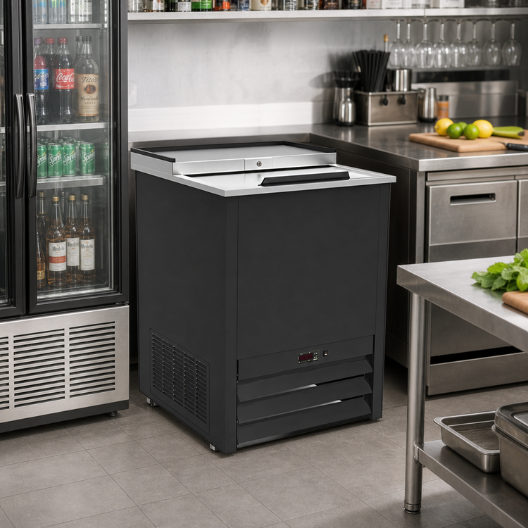 Product image #2 for Serv-Ware 24-Inch Glass Froster with Sliding Top Door, 2.67 Cu. Ft., 115V