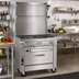 Thumbnail image #2 for Southbend Platinum 32-Inch Gas Heavy Duty Range with 3 Open Burners, 3 Step-Up Burners, and Convection Oven