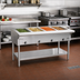 Thumbnail image #2 for Eagle Group 4-Well Natural Gas Open Base Hot Food Table, 63-1/2 Inches Wide