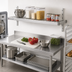 Thumbnail image #3 for New Age Adjust-A-Shelf T-Bar Wall-Mounted Shelf, 72 x 15 Inches, Aluminum