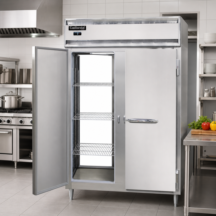 Product image #2 for Continental Refrigerator D2FNSAPT Designer Line Two-Section Pass-Thru Standard Depth Freezer