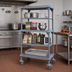 Thumbnail image #2 for Quantum Millenia 4-Shelf Mobile Polymer Shelving Starter Unit, 42W x 24D x 62H